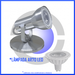 Spot Sobrepor para lâmpada AR70 Led p/ 1 lâmpada - Revenda e Atacado