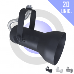 Kit Spot para Trilho PAR 20 c/ 20 unidades Kit Spot para Trilho PAR 20 c/ 20 unidades