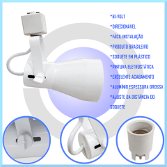 Spot PAR20 para Trilho Eletrificado LED