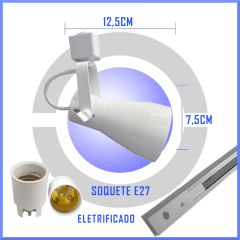 Spot PAR20 para Trilho Eletrificado LED