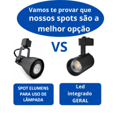 Spot Dicroica trilho eletrificado MR16
